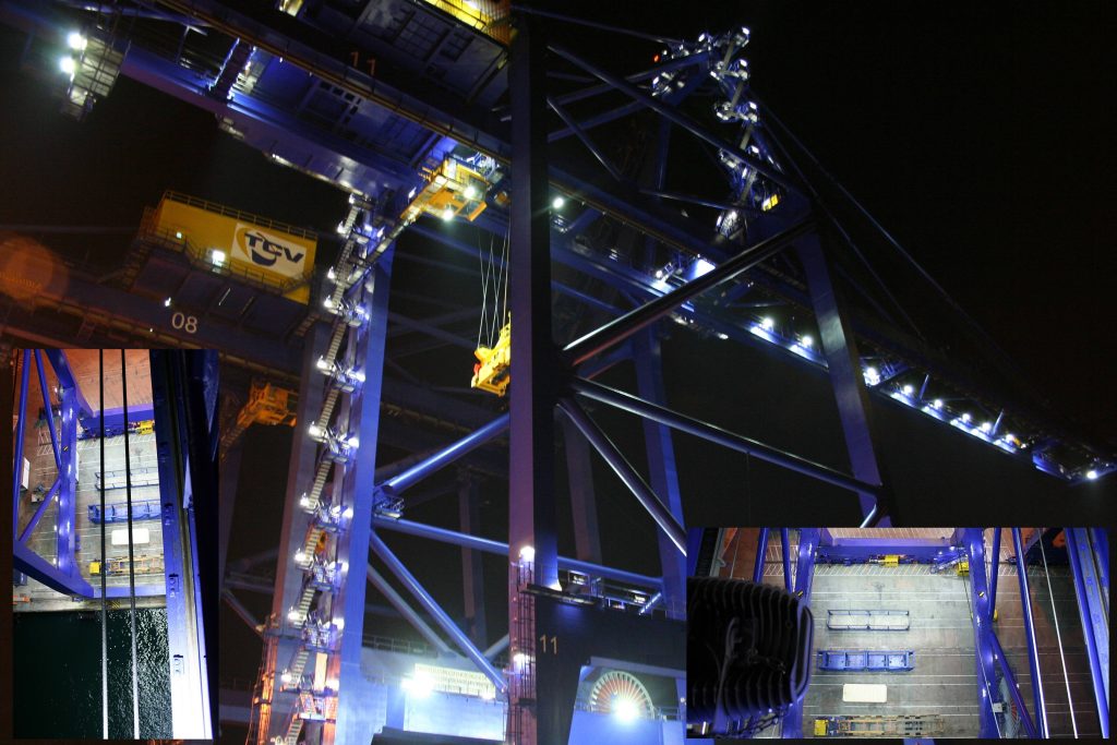 Port Crane Lighting